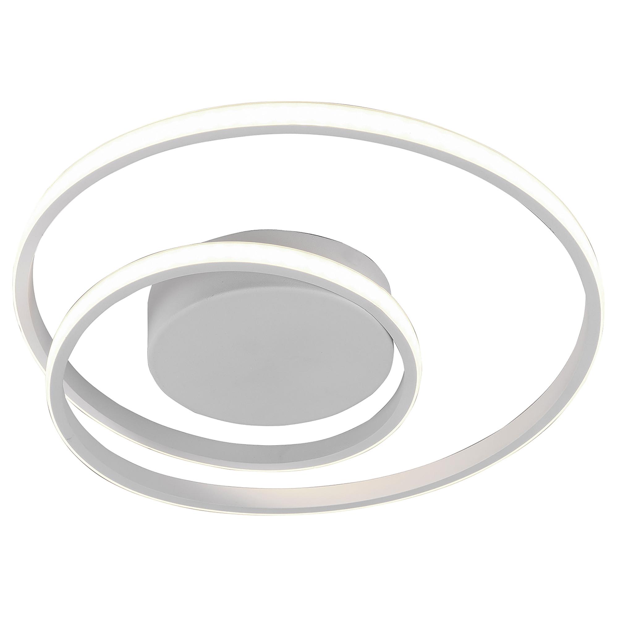 LED-Deckenleuchte Zibal Weiß 3