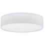 Pasteri Ceiling Light Steel Mixed Fabric White 1