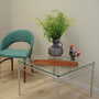 Vintage Tray Teak Wood Brown 1960s 2