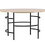 Copenhagen Dining table Whitewash Black ⌀140x74cm 1