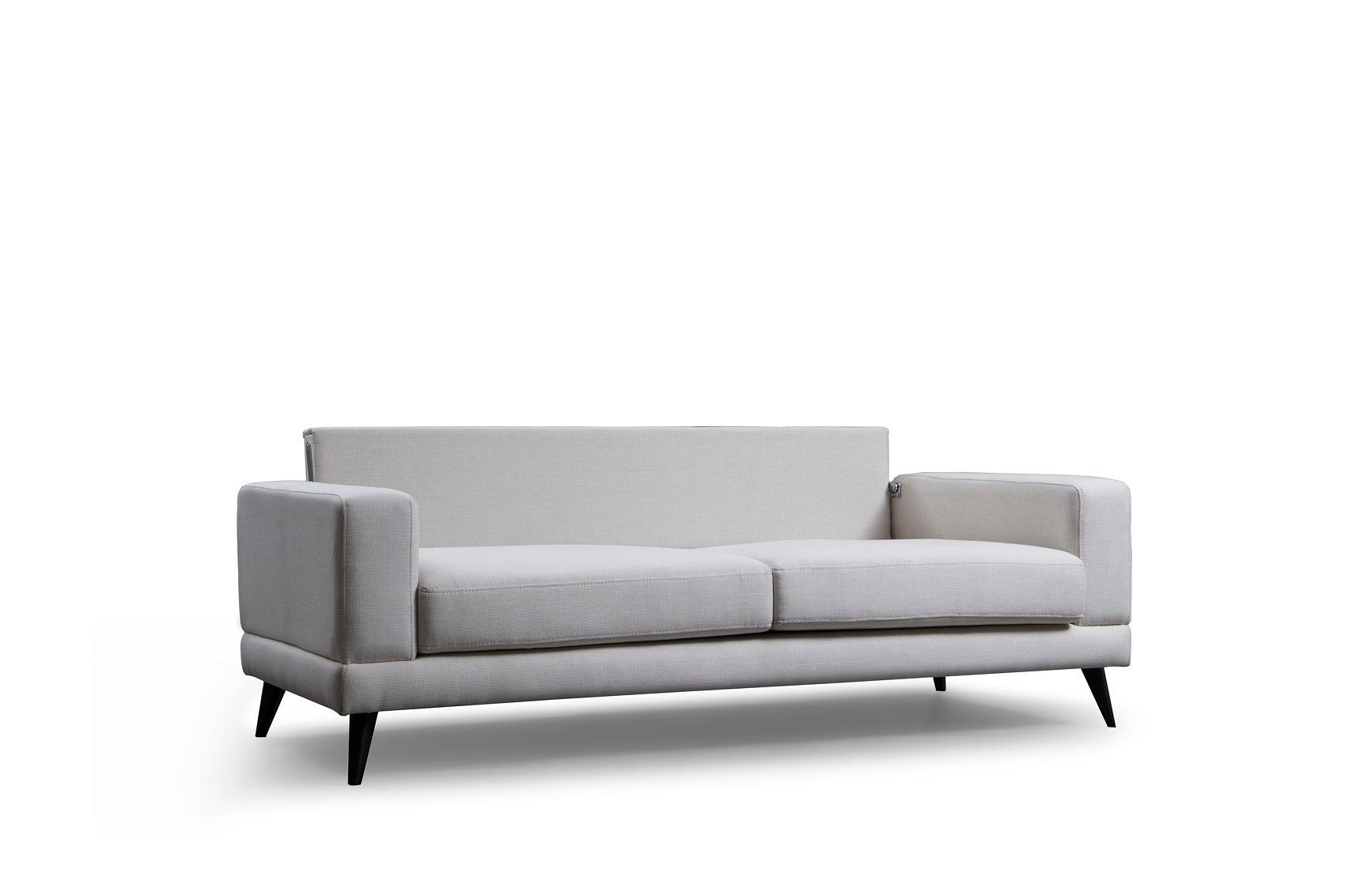 Nordic 3-Sitzer Sofa Beige 6