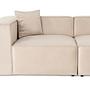 Lora 3-seater sofa cream 4