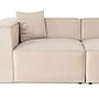 Lora 3-Sitzer Sofa Creme 4