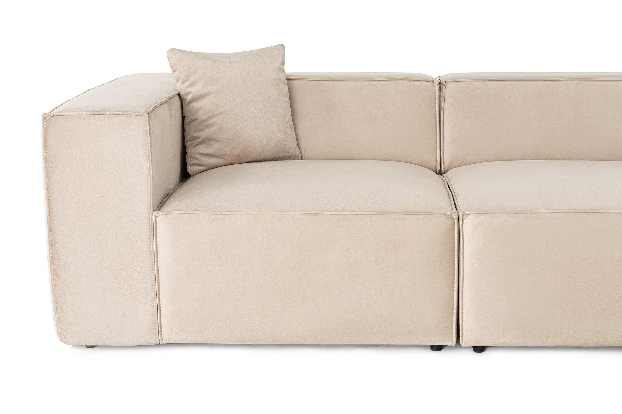 Lora 3-seater sofa cream 4