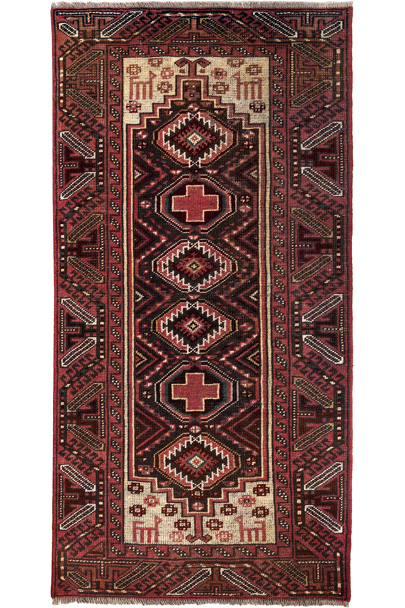 Heritage Vahid Teppich Wolle Braun 0