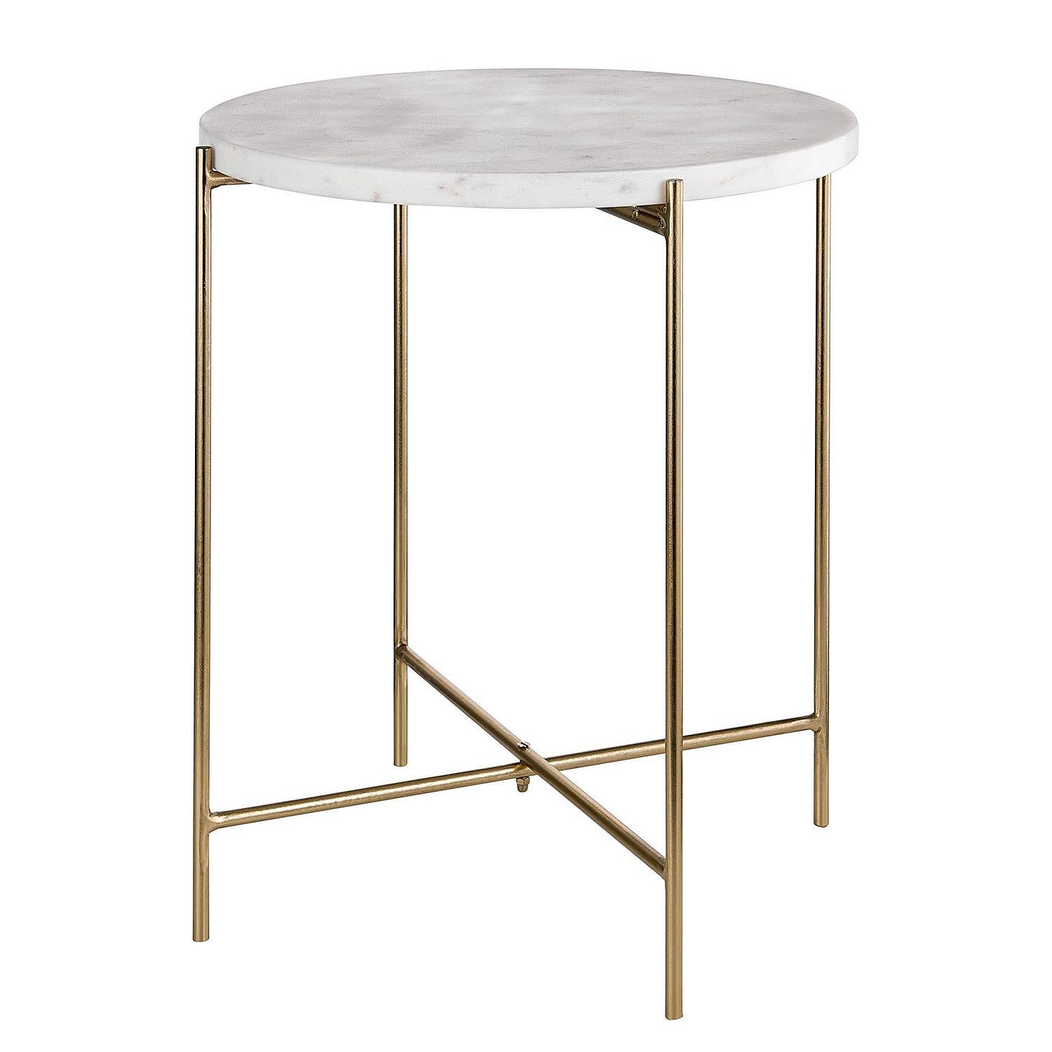 Beistelltisch Marmor Eisen Ø35cm 0