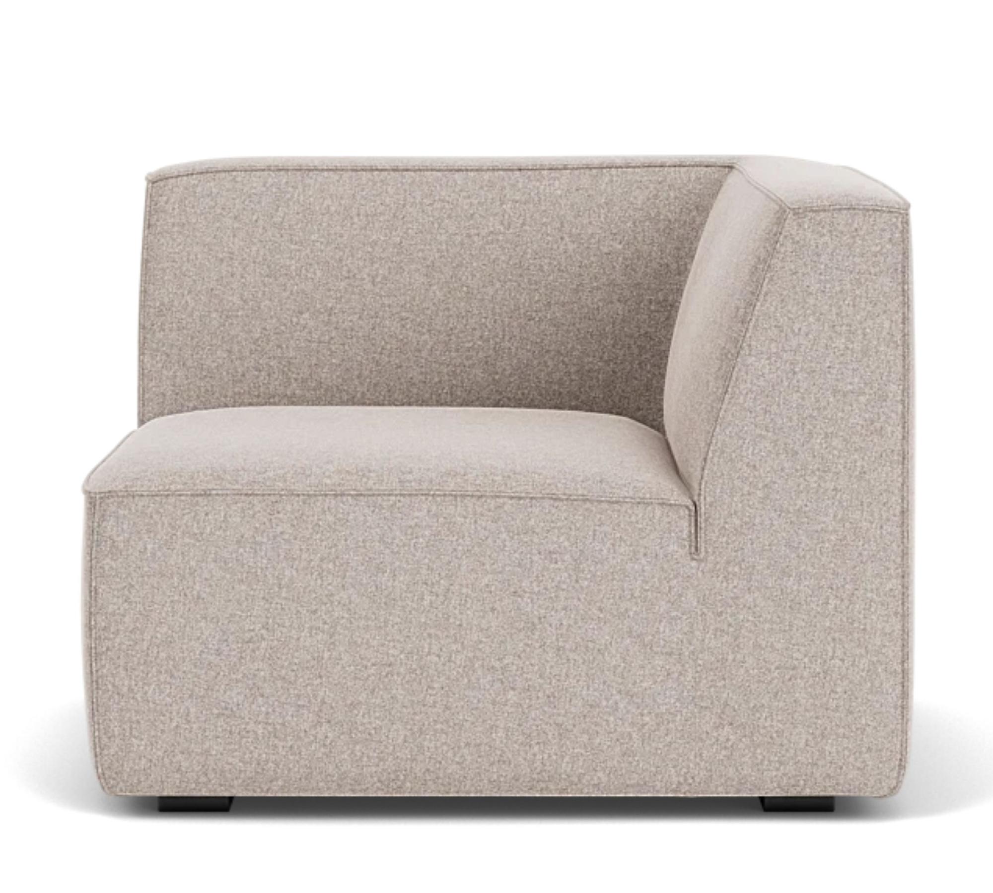 Dane 1-Sitzer Eckmodul Links Fabio Stone 3