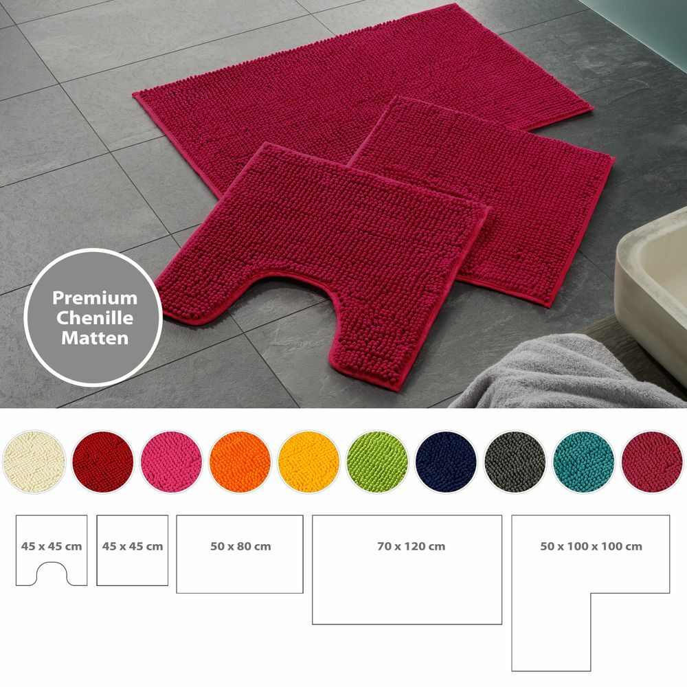 Mikrofaser Badematte Beere Öko-Tex Standard 100 3