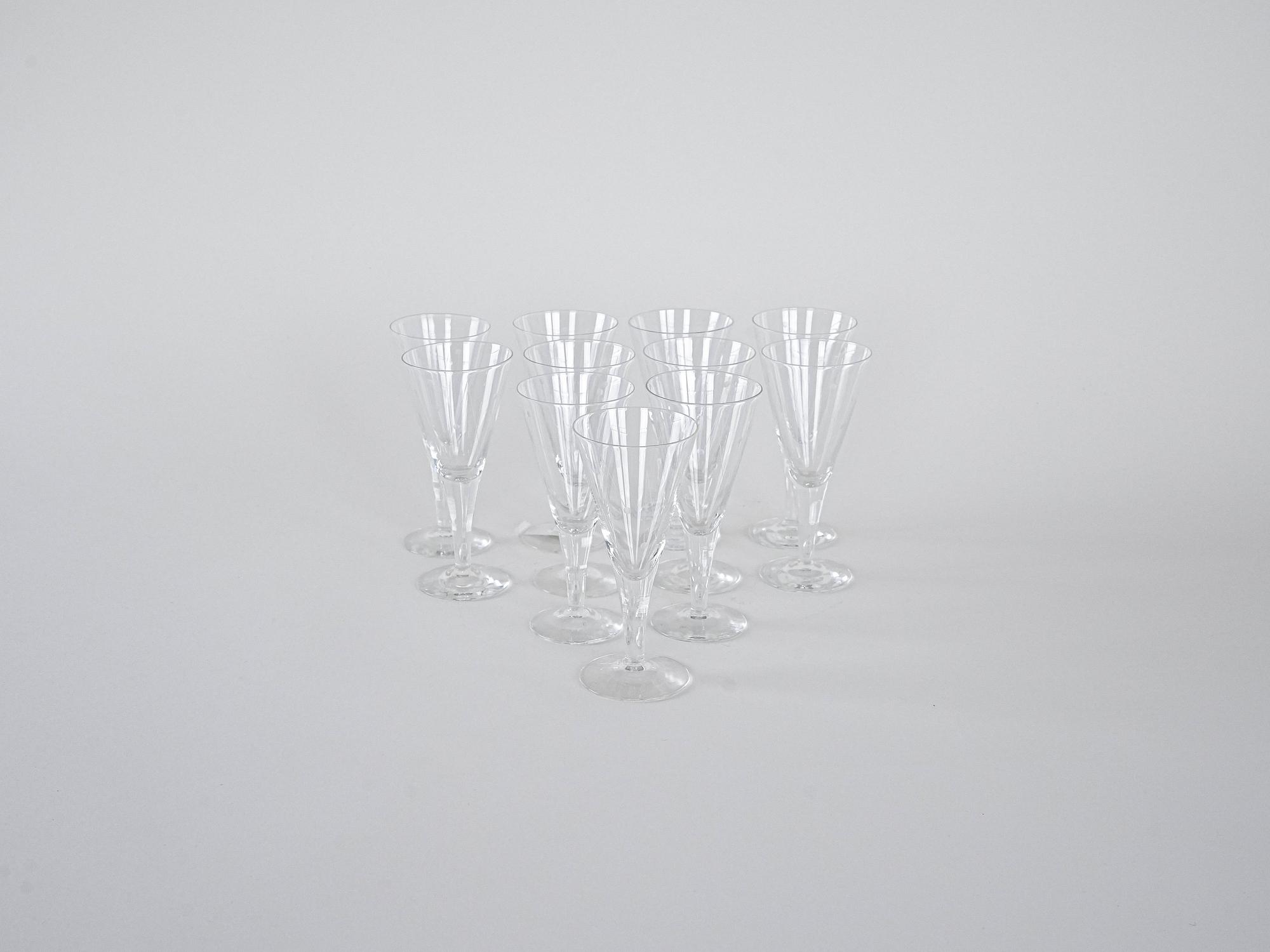 Crystal glasses 11x Transparent 2
