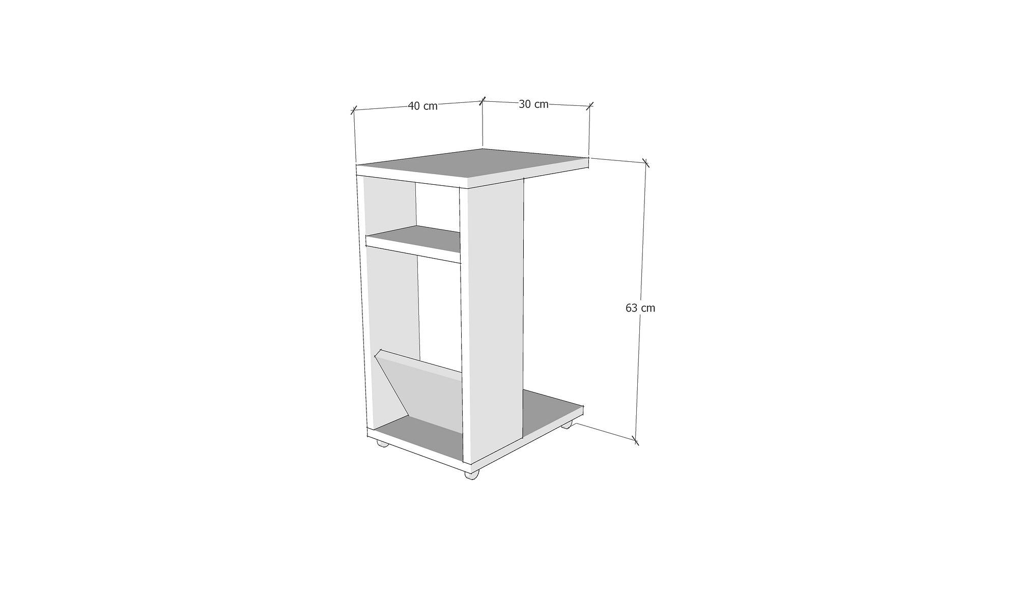 Filinta Beistelltisch Holz Pine 4