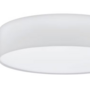 Pasteri Ceiling Light Steel Mixed Fabric White 2