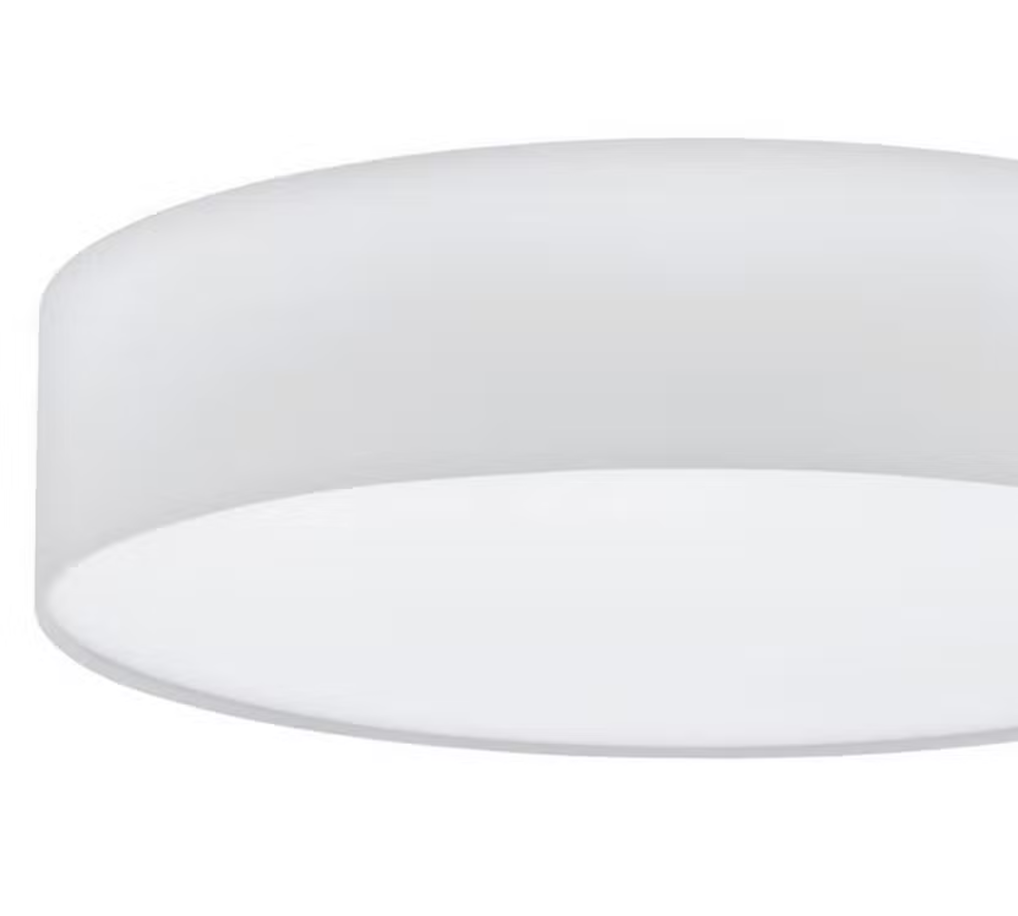 Pasteri Ceiling Light Steel Mixed Fabric White 2