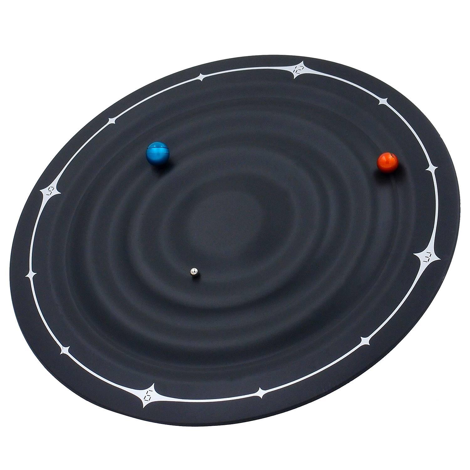 Wanduhr WT 7350 Galaxy Clock Kunststoff Schwarz 0