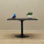 Side table wood black 1970s 1