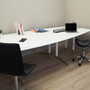 Conference table Plastic Metal White 2