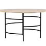 Copenhagen Dining table Whitewash Black ⌀140x74cm 0