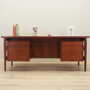 Desk Teak Wood Brown 1960s 1