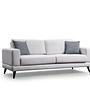 Nordic 3-Seater Sofa Beige 5