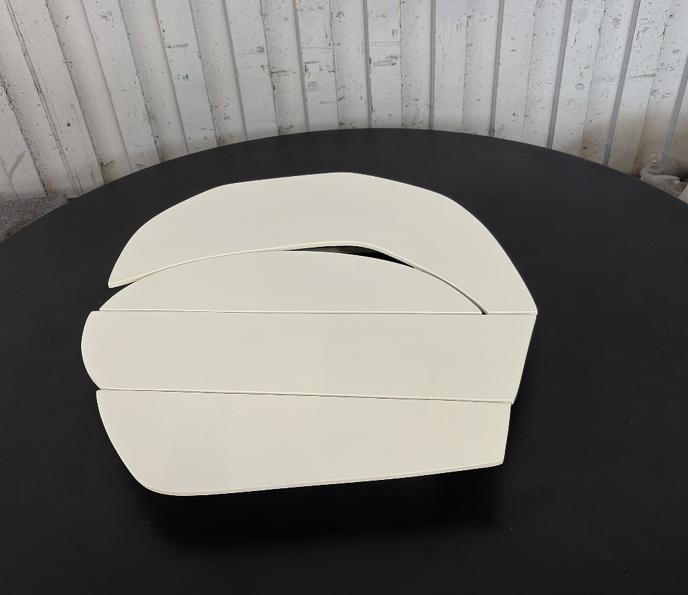 Holzblock Wanddeko Off-White  2