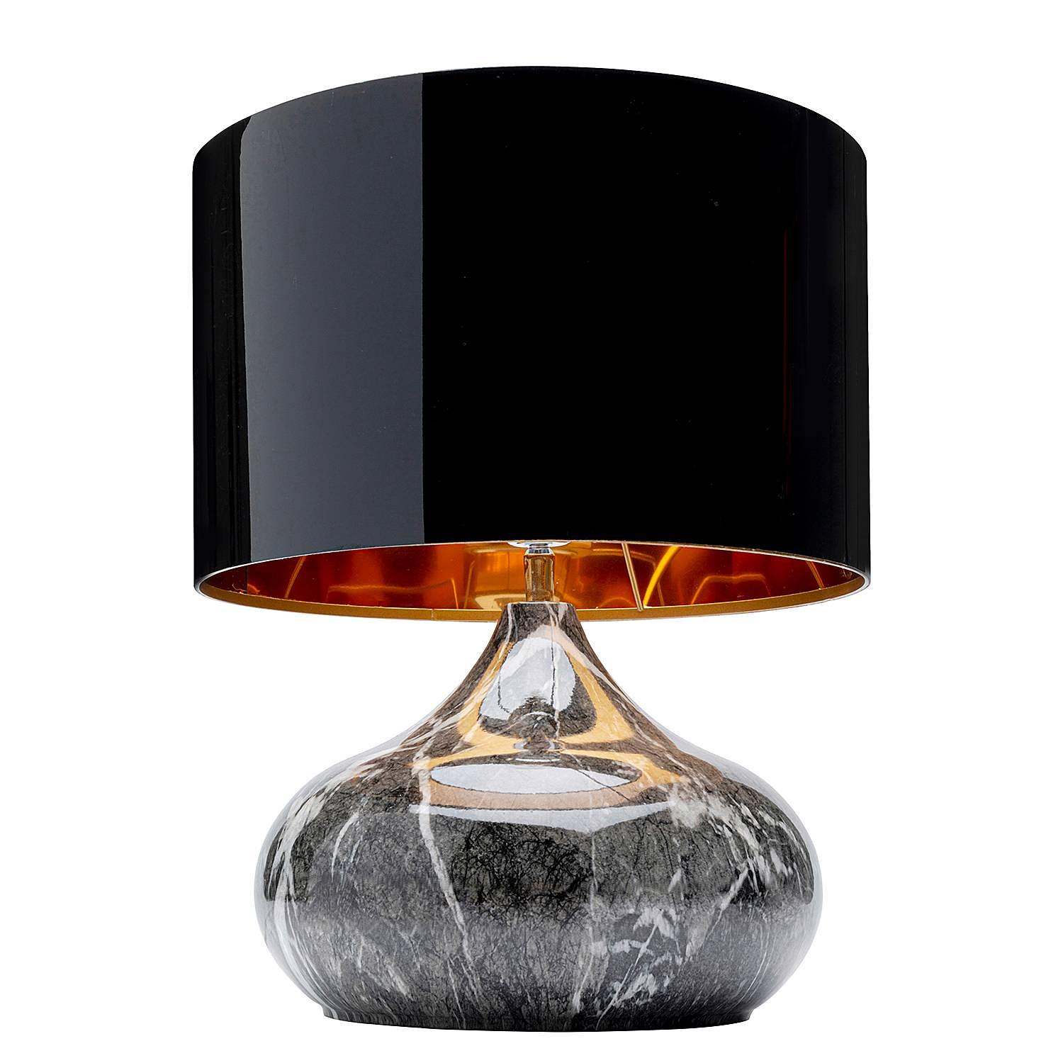 Mamo Table Lamp Deluxe Steel PVC Black Grey 4