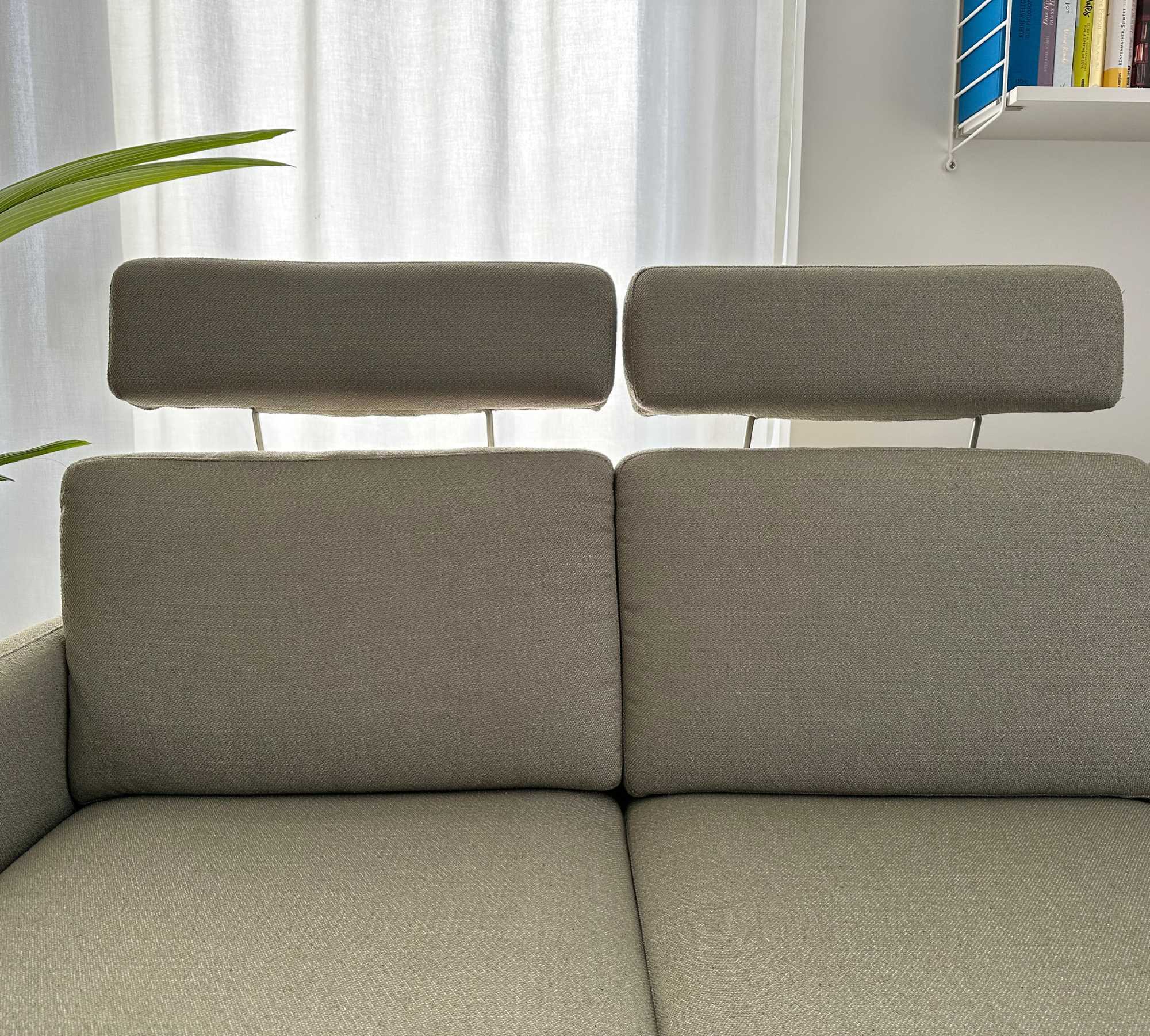 Skandinavia Remix Sofa 3-Sitzer inkl. Pouf Stoff Grau 5