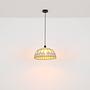 Pendant lamp Spot Rattan Iron 4