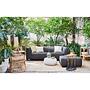 Hollandia Garten 3-Sitzer Sofa Grau 1