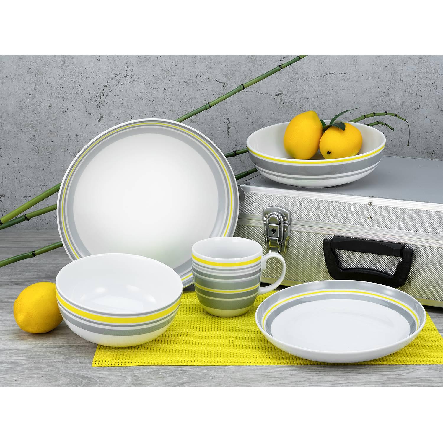 Kombiservice Trend Line (10-tlg.) Porzellan Mehrfarbig 2