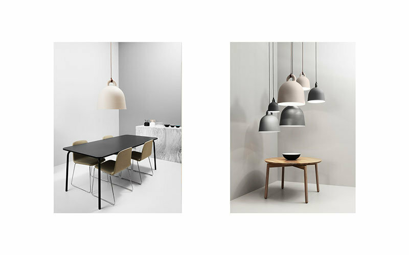 Bell Pendelleuchte 1-flammig Metall Grau 8