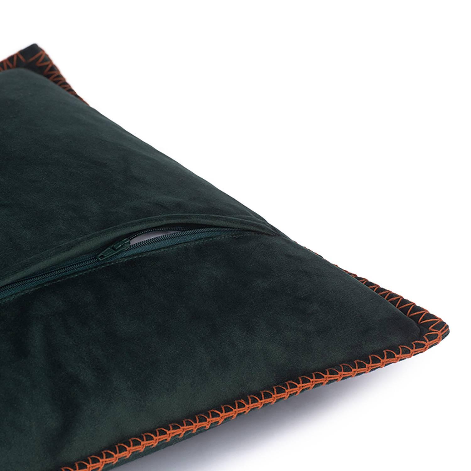 Pillowcase Felt Green 40 x 40 3