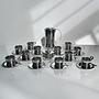 Inox Espresso-Set Tasse für 12 Personen Silber 5