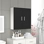 Zalo Wall Cabinet White Black 2