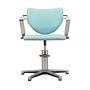 Barber chair Leather Blue 1980s 0