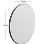 Ozze Mirror Black Ø60cm 2