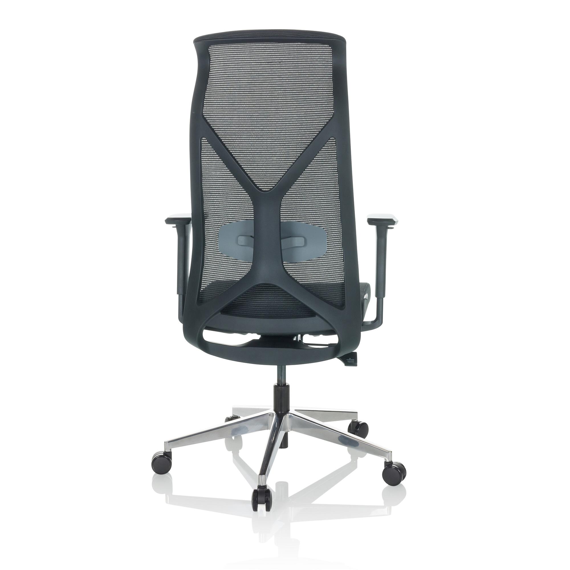 AZURRO B Bürostuhl Netzstoff Schwarz 9