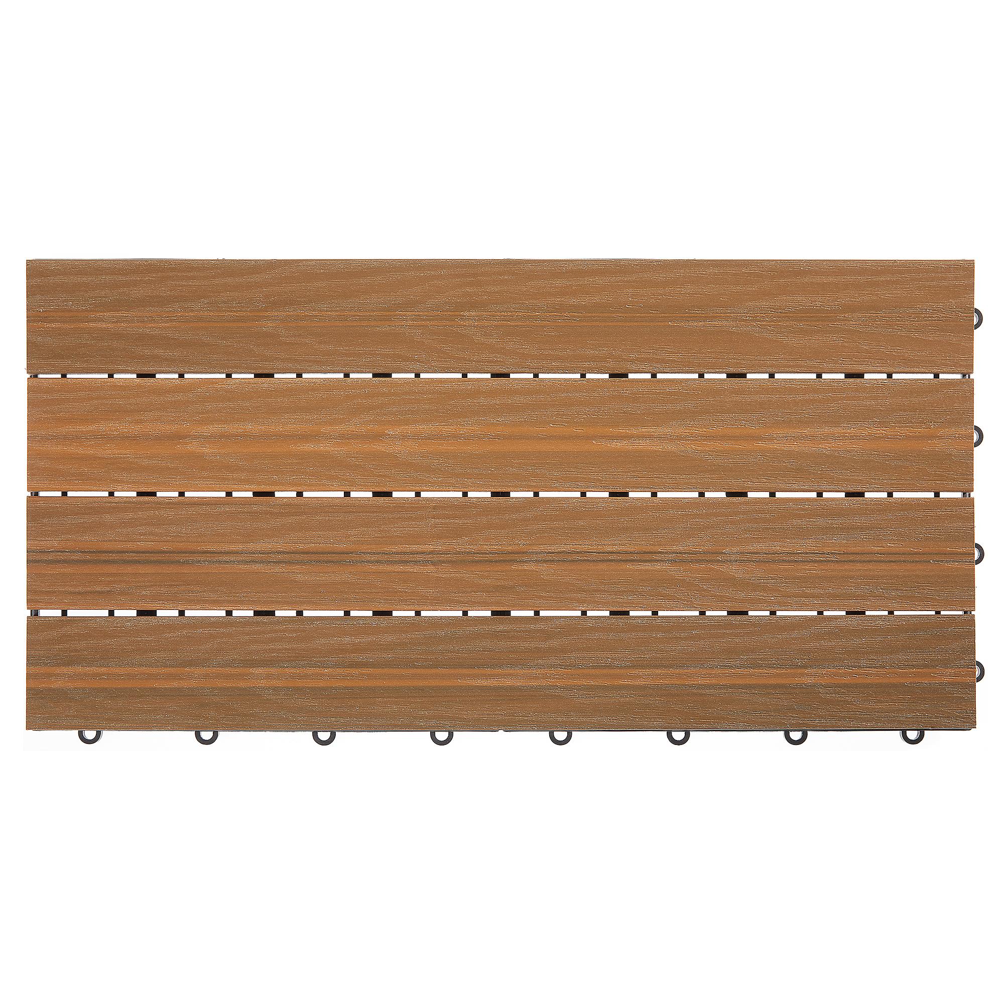 Svevo Terrace Tile Set of 12 Brown 4