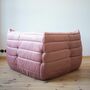 Togo Corner Sofa Velvet Pearl Pink 1