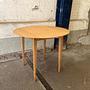 Beluga Tisch Eichenholz 3 Schichtplatte Braun Ø 90cm 1