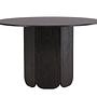 Tekla Esstisch Schwarz Ø 120cm 5