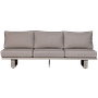 Bear 3-Sitzer Gartensofa Aluminium Grau 3