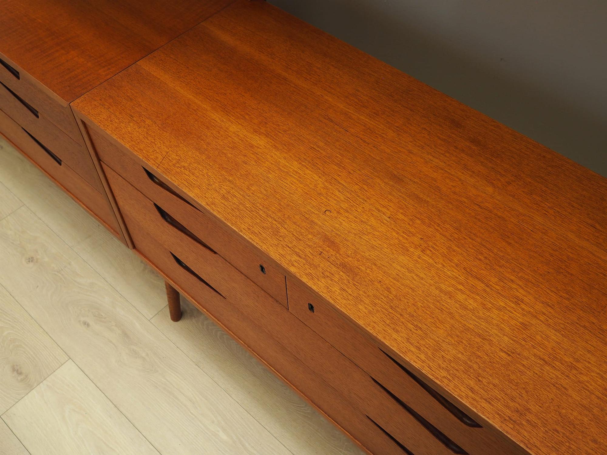 Wall shelf Teak wood 1960s 10