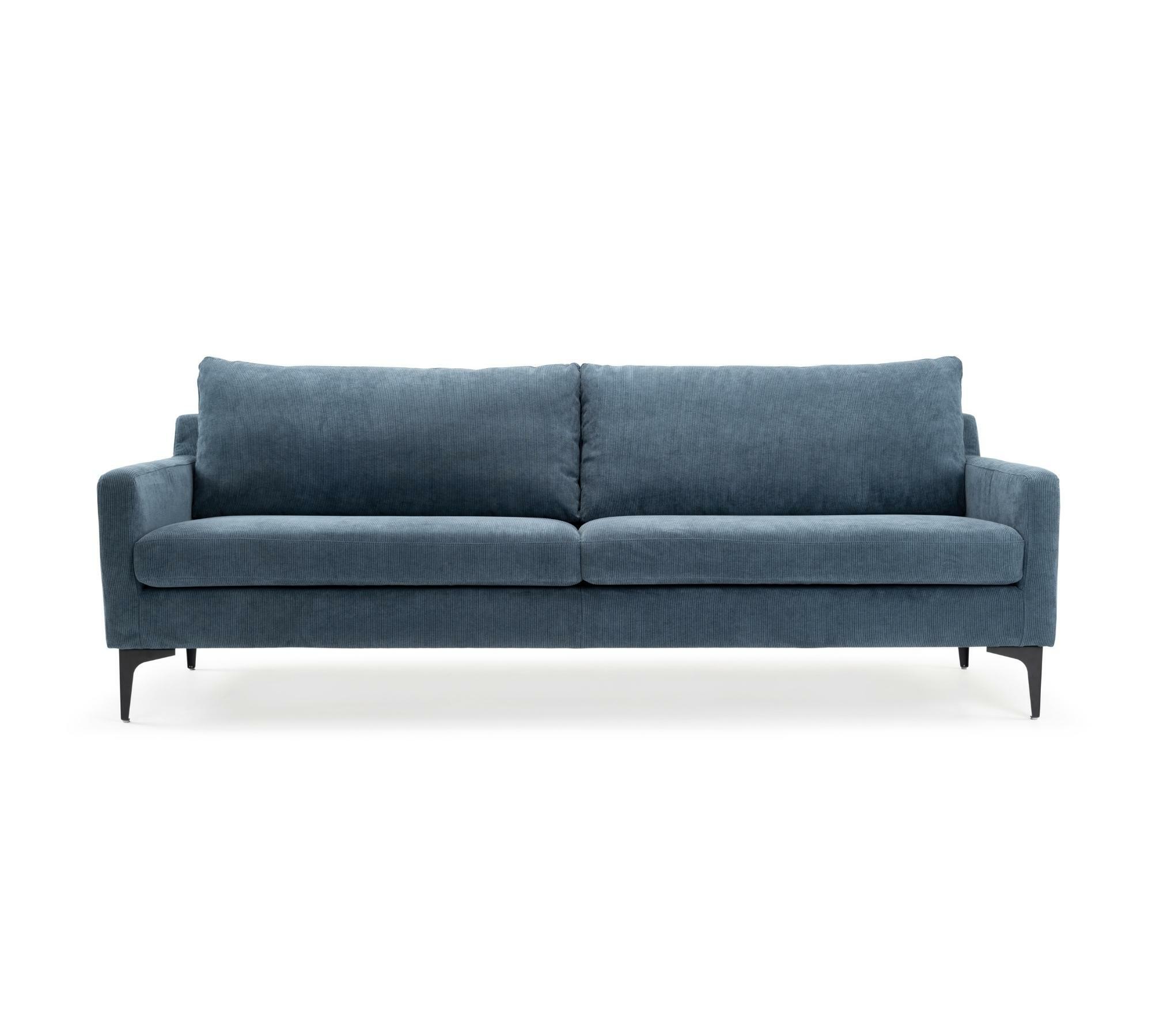 Astha Sofa 3-Sitzer Sorrento Steel Blue 1