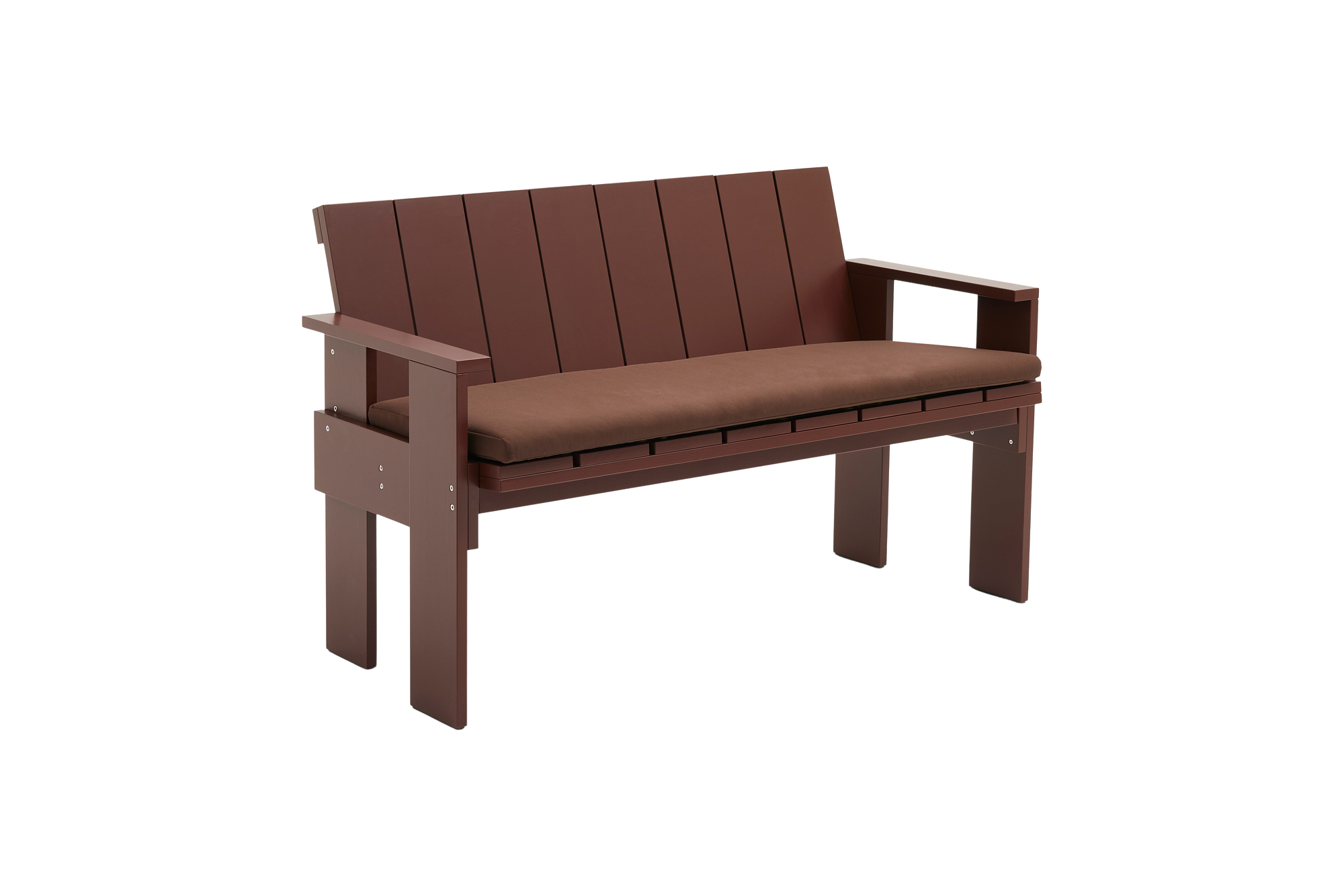 Sitzkissen für Crate Dining Bench Rot 0