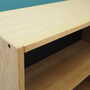 Vintage bookshelf, ash wood, brown, 1970s 6