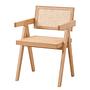 Armchair WALS with Viennese wicker Oak Solid 1