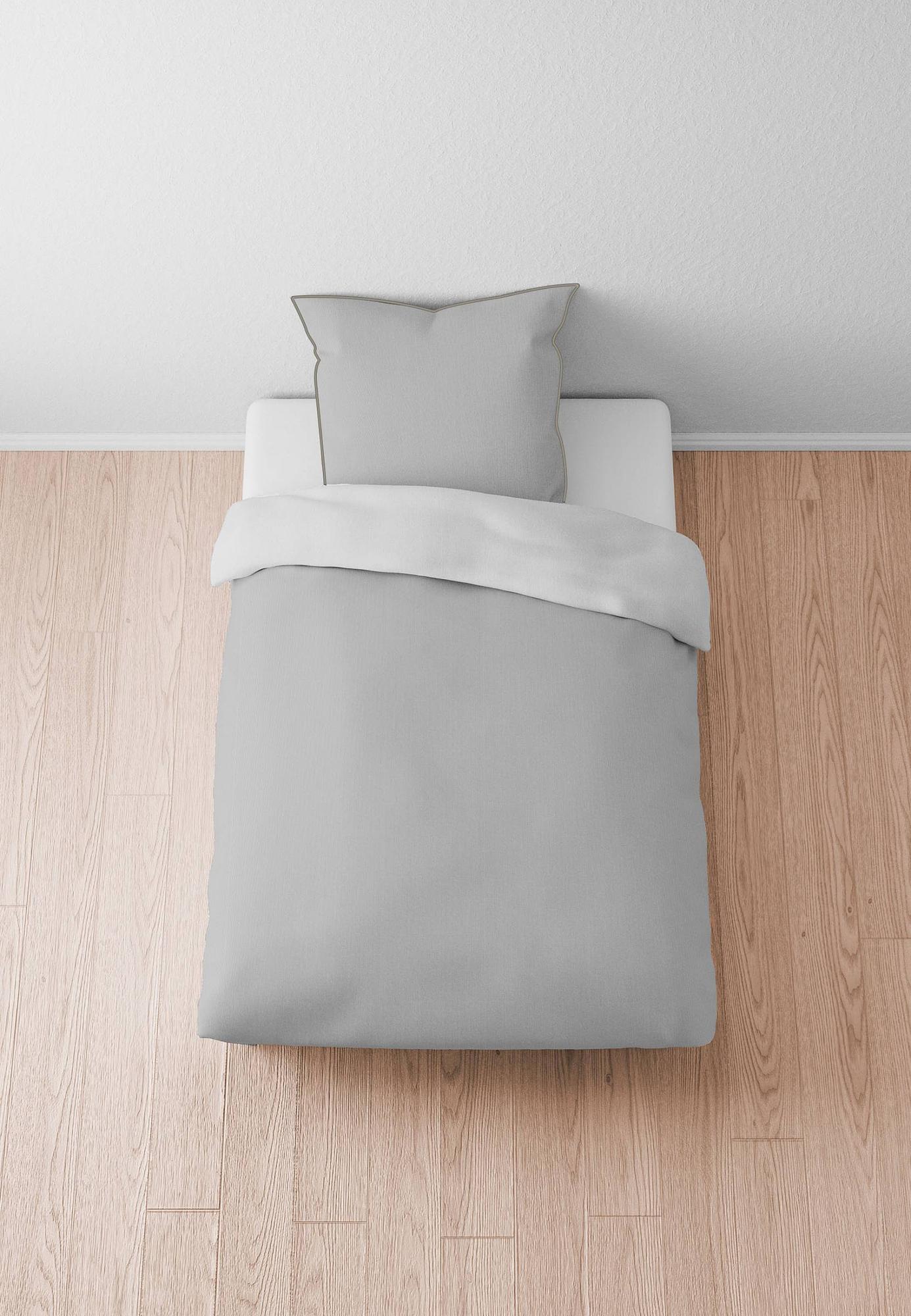 Mako Satin Bettwäsche Papis Baumwolle 135 x 200 + Kissen 2