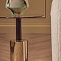Oria Beistelltisch Edelstahl Eisen Metallic 5