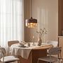 KAVON Pendant Light 1-Light Colored Glass Iron 3