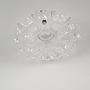 Vintage Teelichthalter Glas Transparent 1960er Jahre  1