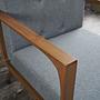 Kemer Armchair Wood Veneer Light Blue 3